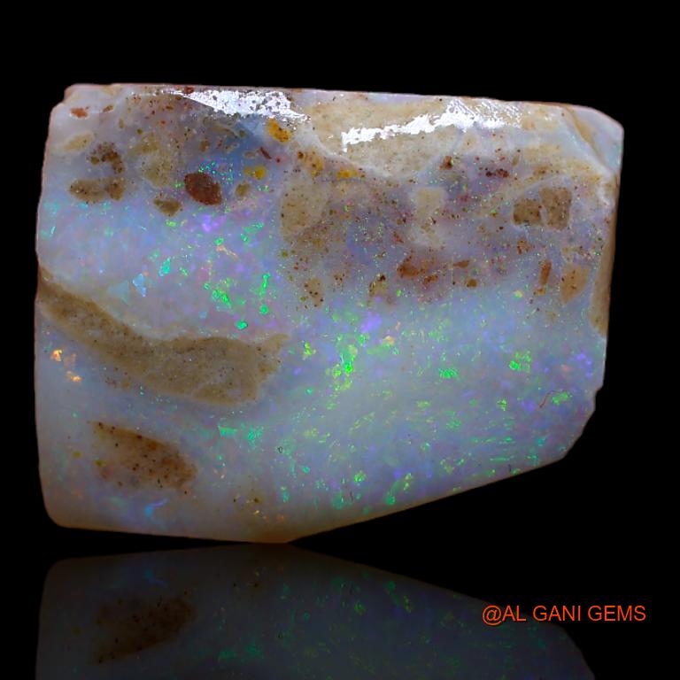 14.00 Cts Natural Australian Fire Opal Loose Gemstone Fancy Rough 19x15x6 mm R-833