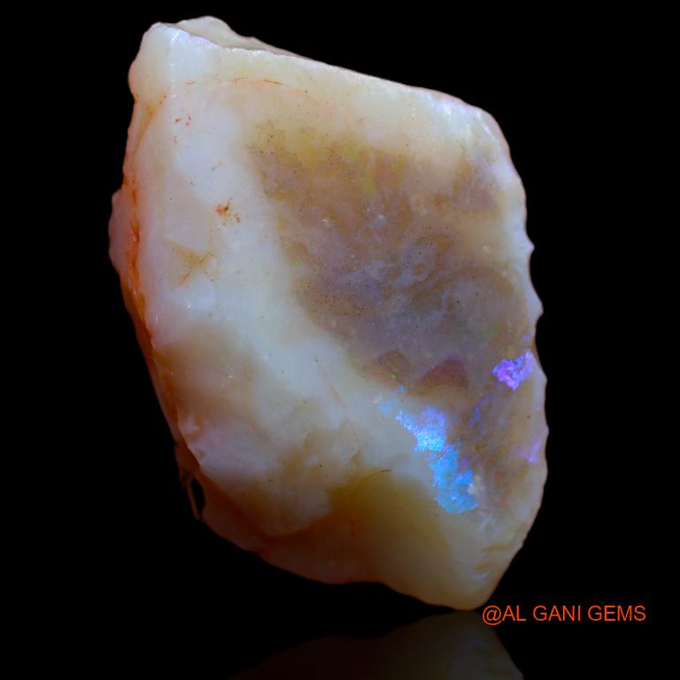16.00 Cts Natural Australian Fire Opal Fancy Rough Loose Gemstone For Jewelry 22x18x6 mm R-838