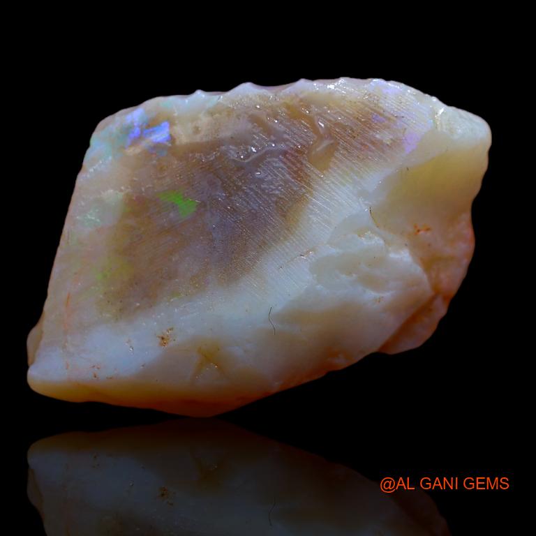 16.00 Cts Natural Australian Fire Opal Fancy Rough Loose Gemstone For Jewelry 22x18x6 mm R-838