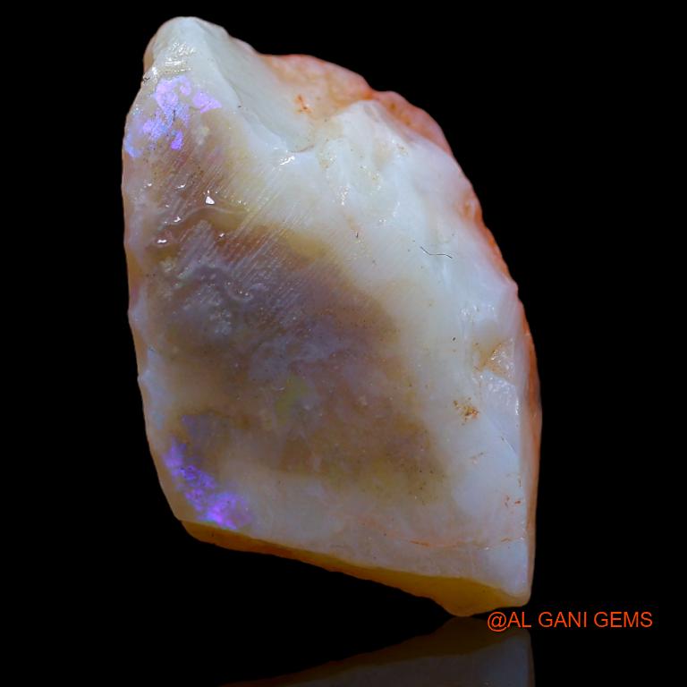 16.00 Cts Natural Australian Fire Opal Fancy Rough Loose Gemstone For Jewelry 22x18x6 mm R-838