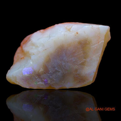 16.00 Cts Natural Australian Fire Opal Fancy Rough Loose Gemstone For Jewelry 22x18x6 mm R-838