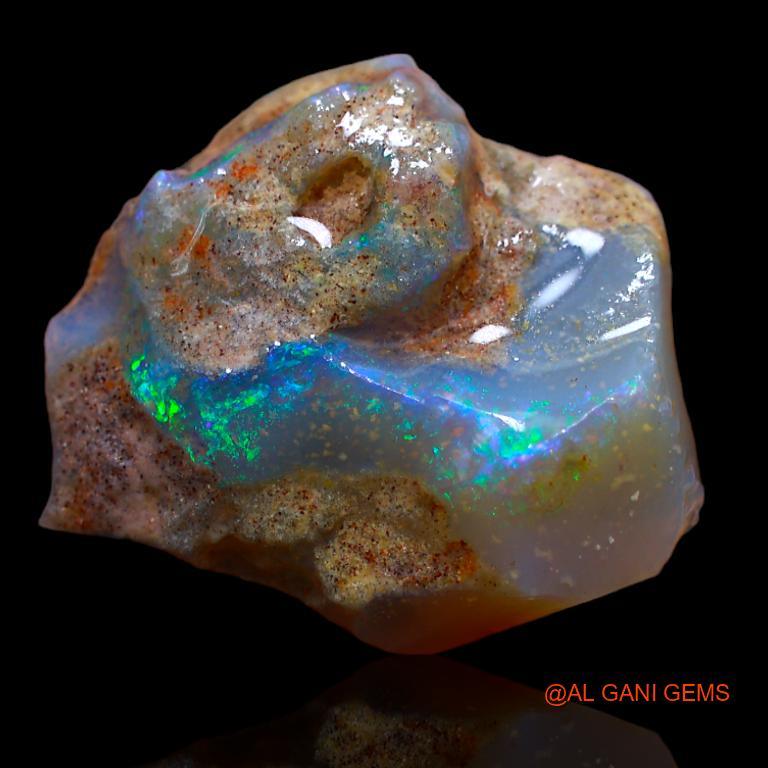 13.00 Cts Unheated Australian Fire Opal Loose Gemstone Fancy Rough Natural 22x20x5 mm R-839