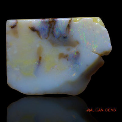 18.00 Cts Natural Australian Fire Opal Fancy Rough Loose Gemstone For Jewelry 28x21x4 mm R-840