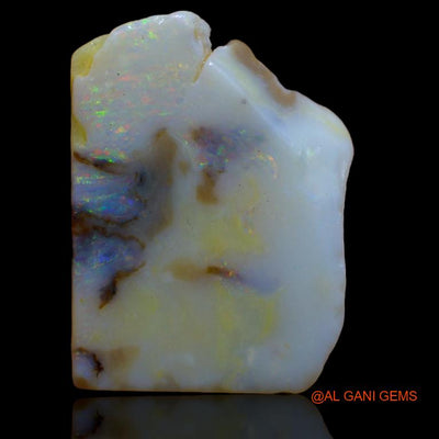 18.00 Cts Natural Australian Fire Opal Fancy Rough Loose Gemstone For Jewelry 28x21x4 mm R-840