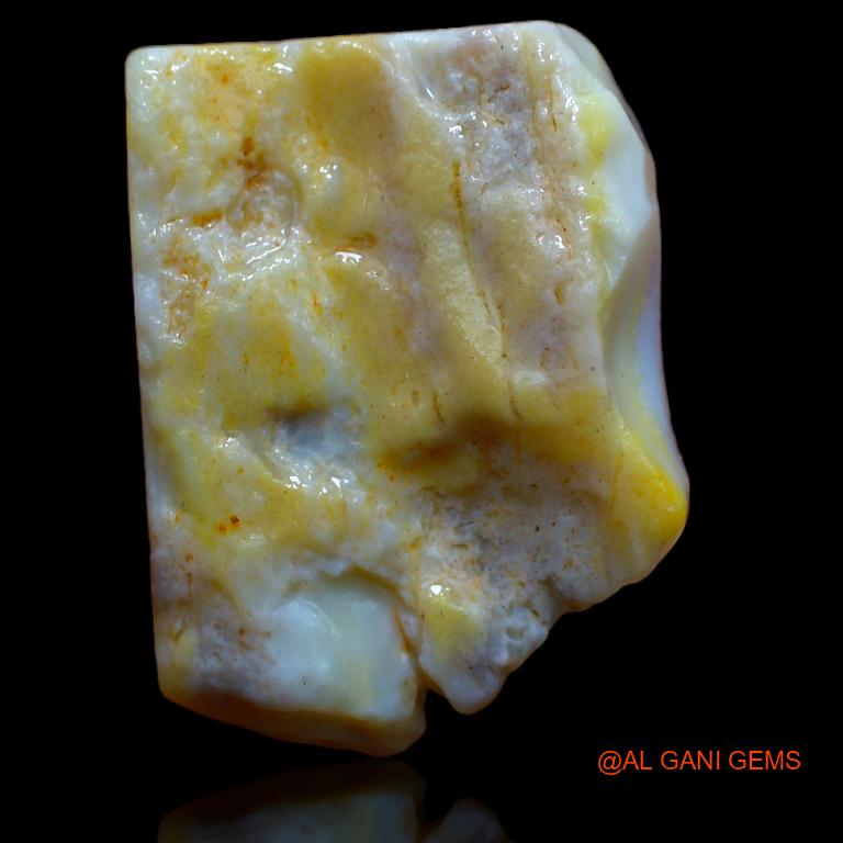 18.00 Cts Natural Australian Fire Opal Fancy Rough Loose Gemstone For Jewelry 28x21x4 mm R-840