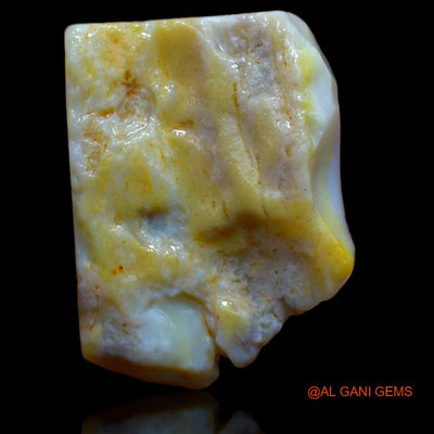 18.00 Cts Natural Australian Fire Opal Fancy Rough Loose Gemstone For Jewelry 28x21x4 mm R-840