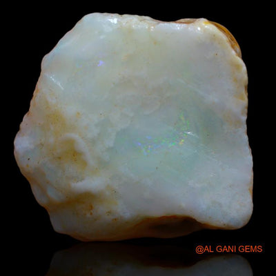 23.00 Cts Natural Australian Fire Opal Loose Gemstone Fancy Rough 23x23x6 mm R-841