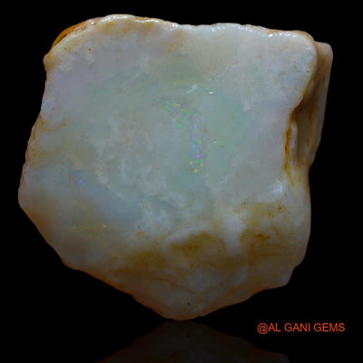 23.00 Cts Natural Australian Fire Opal Loose Gemstone Fancy Rough 23x23x6 mm R-841