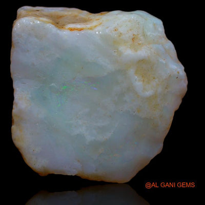 23.00 Cts Natural Australian Fire Opal Loose Gemstone Fancy Rough 23x23x6 mm R-841