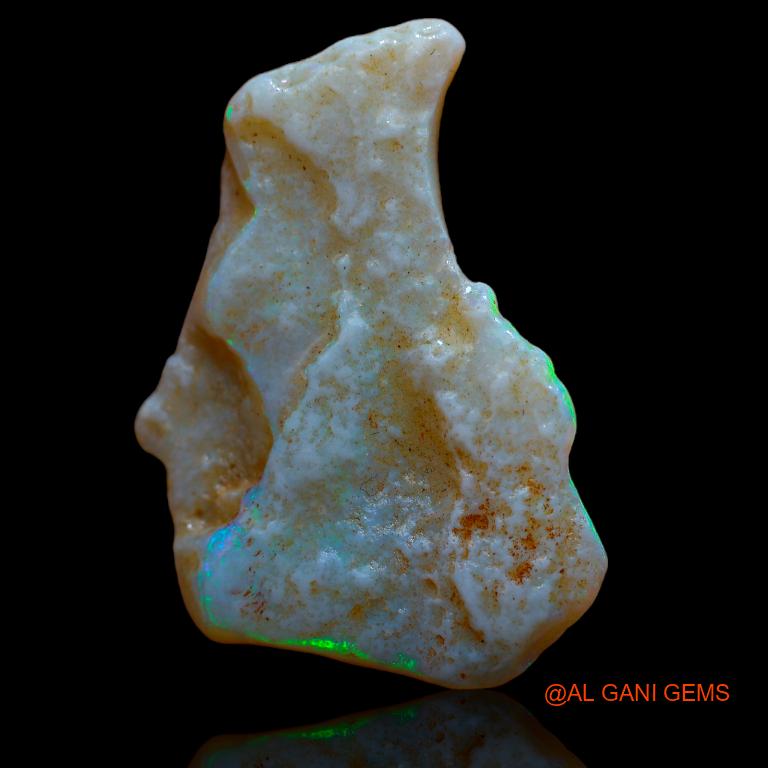 20.00 Cts Natural Australian Fire Opal Loose Gemstone Fancy Rough 33x24x5 mm R-842