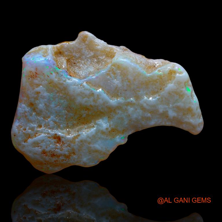 20.00 Cts Natural Australian Fire Opal Loose Gemstone Fancy Rough 33x24x5 mm R-842