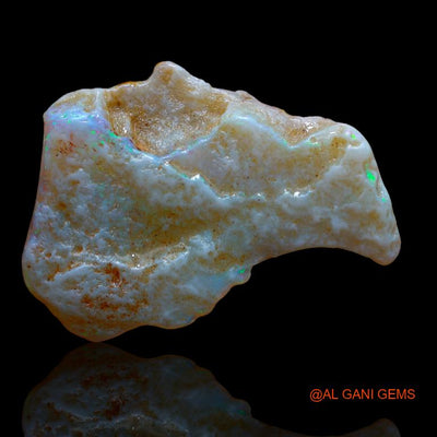 20.00 Cts Natural Australian Fire Opal Loose Gemstone Fancy Rough 33x24x5 mm R-842