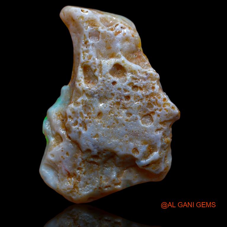 20.00 Cts Natural Australian Fire Opal Loose Gemstone Fancy Rough 33x24x5 mm R-842
