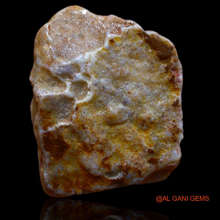 15.00 Cts Natural Australian Fire Opal Fancy Rough Loose Gemstone For Jewelry 25x20x5 mm R-844