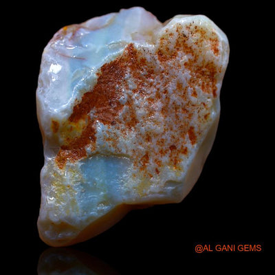 Natural Untreated Fire Opal Loose Gemstone Fancy Rough From Australia 32.00 Cts 31x21x9 mm R-845