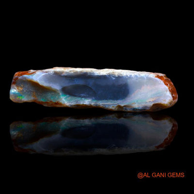 43.00 Cts Unheated Australian Fire Opal Loose Gemstone Fancy Rough Natural 38x19x8 mm R-846