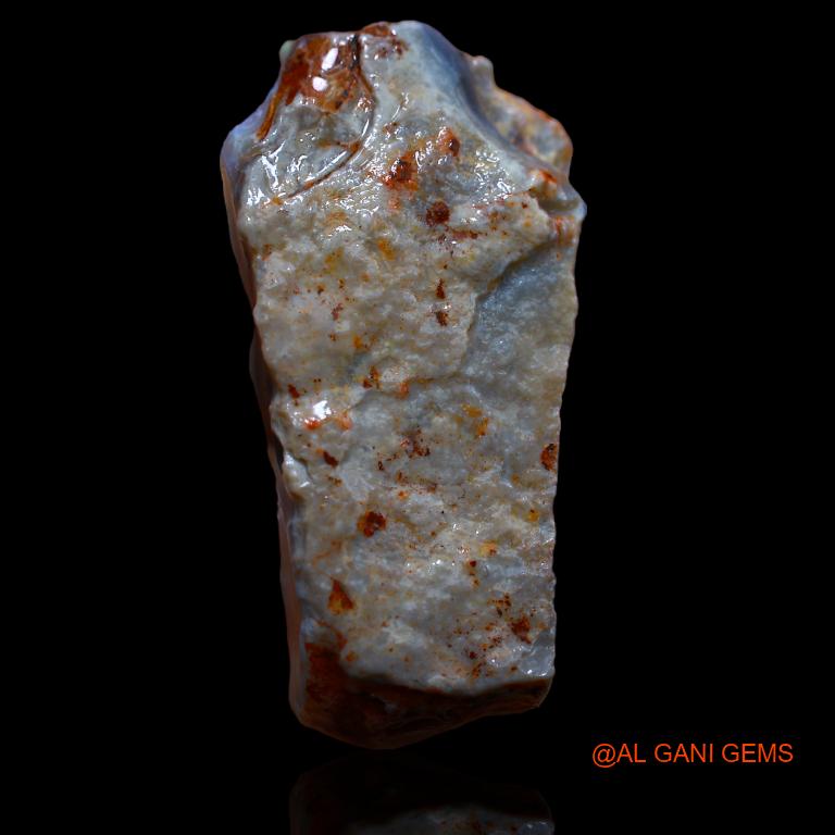 43.00 Cts Unheated Australian Fire Opal Loose Gemstone Fancy Rough Natural 38x19x8 mm R-846