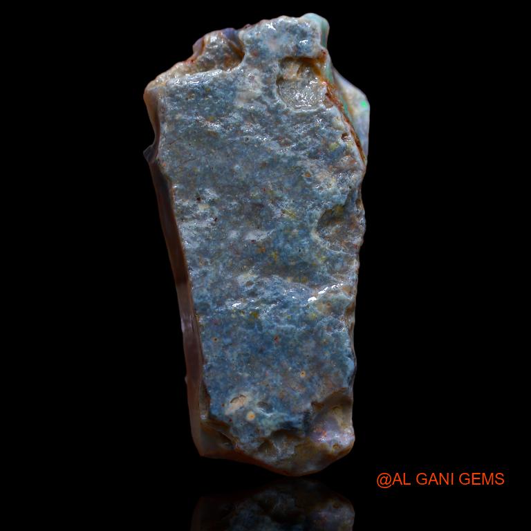 43.00 Cts Unheated Australian Fire Opal Loose Gemstone Fancy Rough Natural 38x19x8 mm R-846