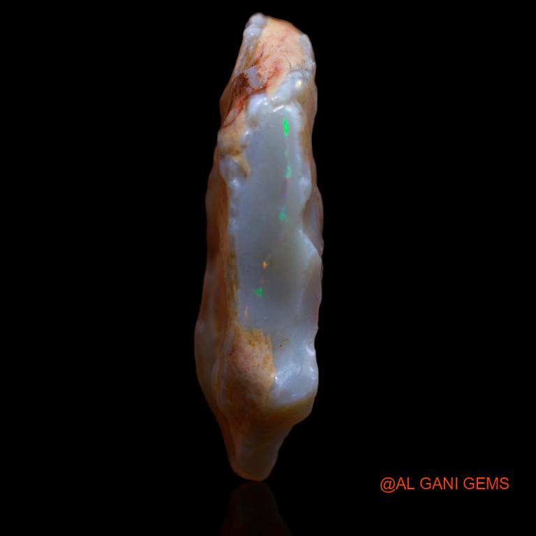 33.00 Cts Natural Australian Fire Opal Loose Gemstone Fancy Rough 34x22x7 mm R-847