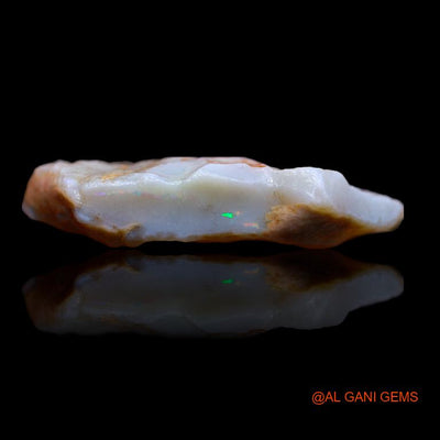 33.00 Cts Natural Australian Fire Opal Loose Gemstone Fancy Rough 34x22x7 mm R-847