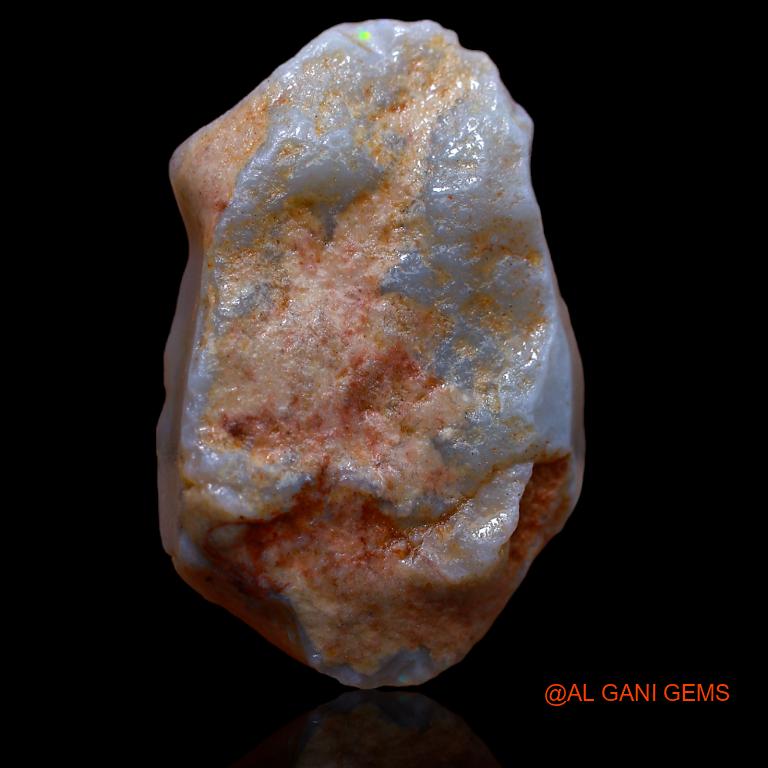 33.00 Cts Natural Australian Fire Opal Loose Gemstone Fancy Rough 34x22x7 mm R-847