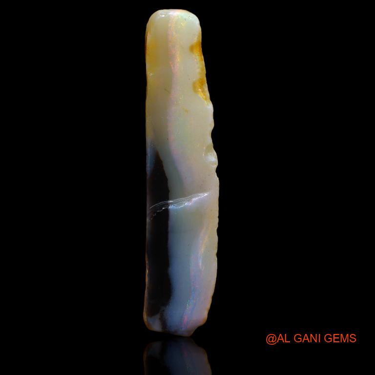 28.00 Cts Unheated Australian Fire Opal Loose Gemstone Fancy Rough Natural 38x10x8 mm R-848