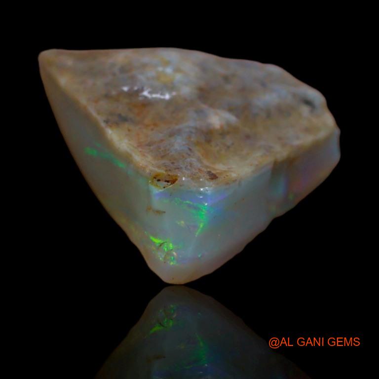6.40 Cts Natural Australian Fire Opal Loose Gemstone Fancy Rough 15x13x5 mm R-84