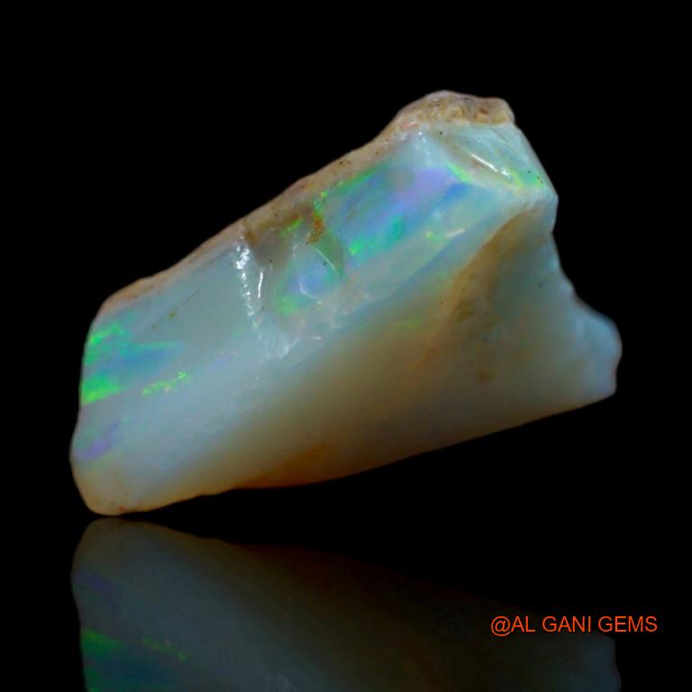 6.40 Cts Natural Australian Fire Opal Loose Gemstone Fancy Rough 15x13x5 mm R-84