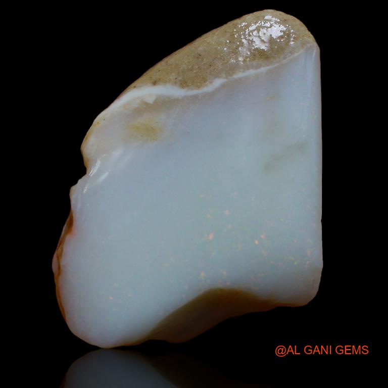 Natural Untreated Fire Opal Loose Gemstone Fancy Rough From Australia 35.00 Cts 28x23x12 mm R-851