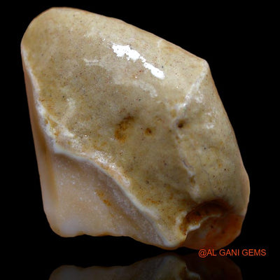 Natural Untreated Fire Opal Loose Gemstone Fancy Rough From Australia 35.00 Cts 28x23x12 mm R-851