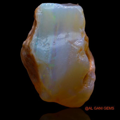 Natural Untreated Fire Opal Loose Gemstone Fancy Rough From Australia 43.00 Cts 22x21x16 mm R-854