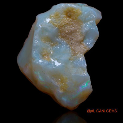 29.00 Cts Natural Australian Fire Opal Fancy Rough Loose Gemstone For Jewelry 24x21x11 mm R-856