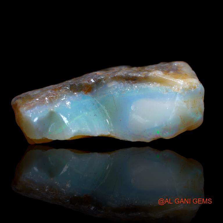 29.00 Cts Natural Australian Fire Opal Fancy Rough Loose Gemstone For Jewelry 24x21x11 mm R-856