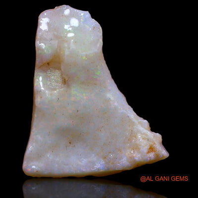 8.00 Cts Natural Australian Fire Opal Loose Gemstone Fancy Rough 25x21x4 mm R-859