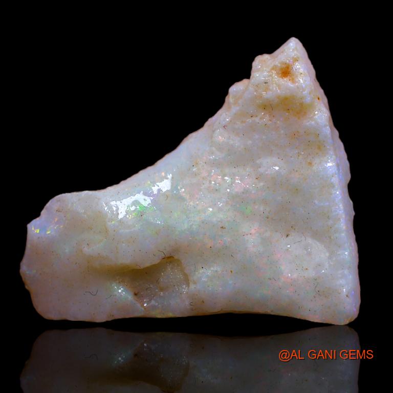 8.00 Cts Natural Australian Fire Opal Loose Gemstone Fancy Rough 25x21x4 mm R-859