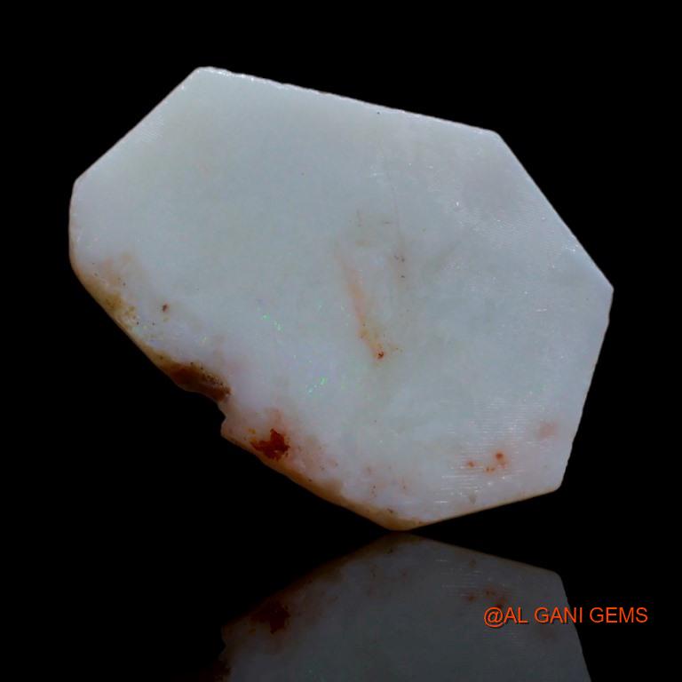 Natural Untreated Fire Opal Loose Gemstone Fancy Rough From Australia 4.25 Cts 22x15x2 mm R-85