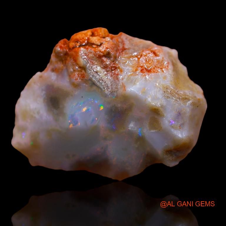 18.00 Cts Unheated Australian Fire Opal Loose Gemstone Fancy Rough Natural 27x20x9 mm R-864