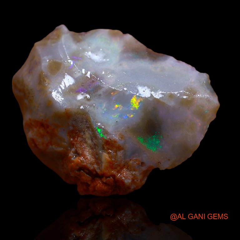 18.00 Cts Unheated Australian Fire Opal Loose Gemstone Fancy Rough Natural 27x20x9 mm R-864