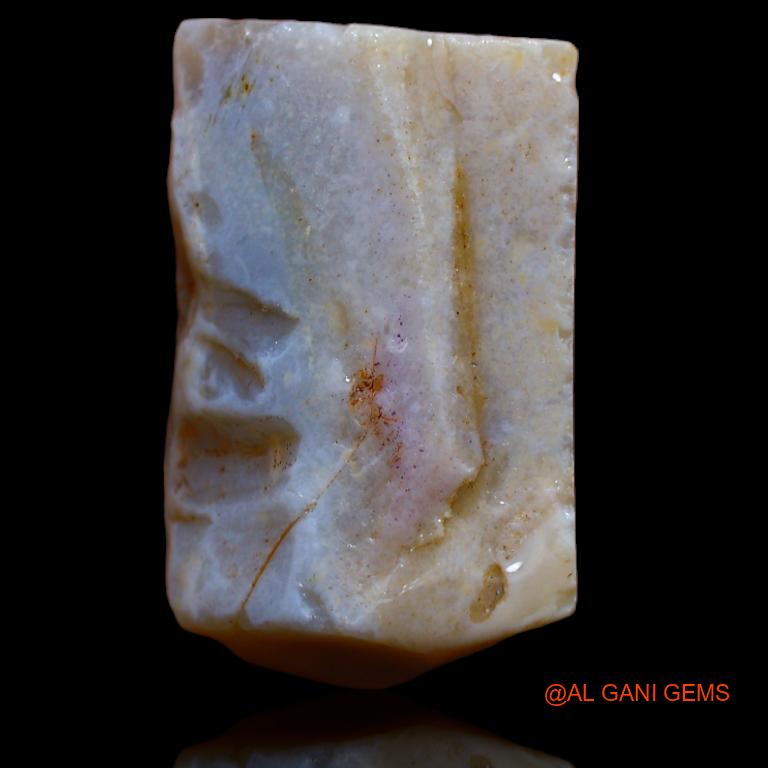 16.00 Cts Natural Australian Fire Opal Loose Gemstone Fancy Rough 20x13x7 mm R-865
