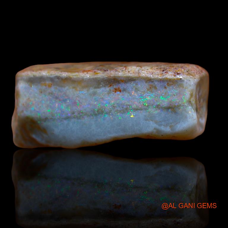 24.00 Cts Unheated Australian Fire Opal Loose Gemstone Fancy Rough Natural 24x23x10 mm R-867