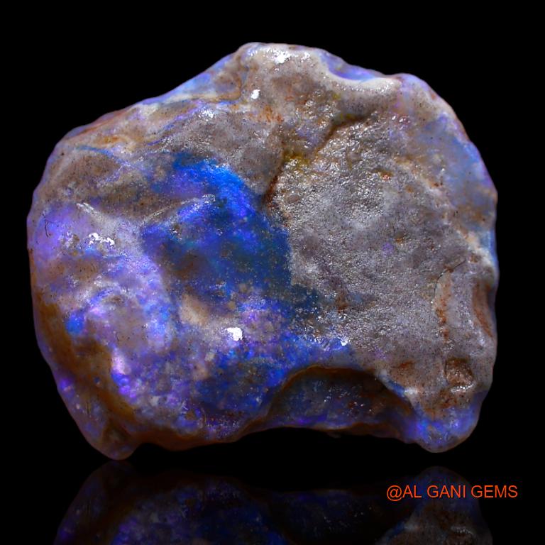 Natural Untreated Fire Opal Loose Gemstone Fancy Rough From Australia 16.00 Cts 21x18x9 mm R-869