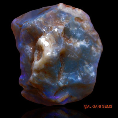 Natural Untreated Fire Opal Loose Gemstone Fancy Rough From Australia 16.00 Cts 21x18x9 mm R-869