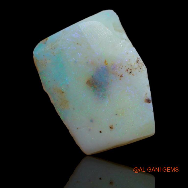 Natural Untreated Fire Opal Loose Gemstone Fancy Rough From Australia 9.10 Cts 20x15x7 mm R-86