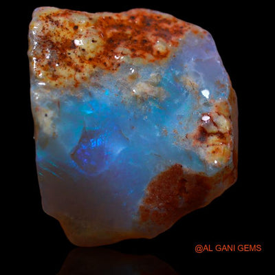 13.00 Cts Unheated Australian Fire Opal Loose Gemstone Fancy Rough Natural 20x17x6 mm R-870
