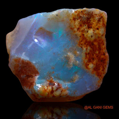 13.00 Cts Unheated Australian Fire Opal Loose Gemstone Fancy Rough Natural 20x17x6 mm R-870
