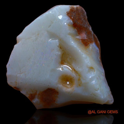 13.00 Cts Natural Australian Fire Opal Loose Gemstone Fancy Rough 21x19x6 mm R-871