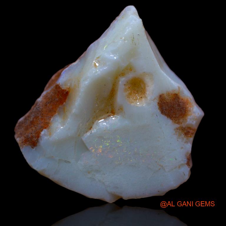 13.00 Cts Natural Australian Fire Opal Loose Gemstone Fancy Rough 21x19x6 mm R-871