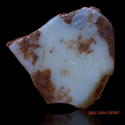 13.00 Cts Natural Australian Fire Opal Loose Gemstone Fancy Rough 21x19x6 mm R-871