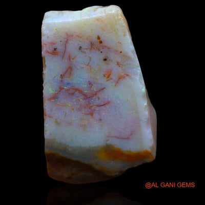 21.00 Cts Natural Australian Fire Opal Loose Gemstone Fancy Rough 25x15x8 mm R-872