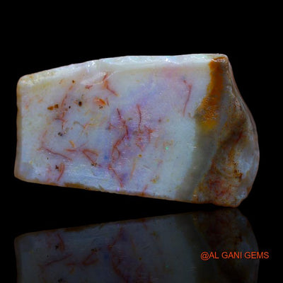 21.00 Cts Natural Australian Fire Opal Loose Gemstone Fancy Rough 25x15x8 mm R-872